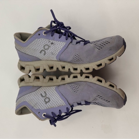 On Cloud X Lavender Ice Purple Running Sneakers Shoes Women’s Size 8.5 - Picture 6 of 8